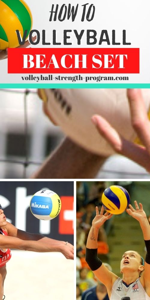 Beach volleyball setting techniques and strategies for being more successful at setting a volleyball on the beach. You need to know the main differences between setting indoor and setting on the beach. The techniques for beach volleyball setting are not the same as setting indoor sixes. The skill of handsetting a volleyball takes practice