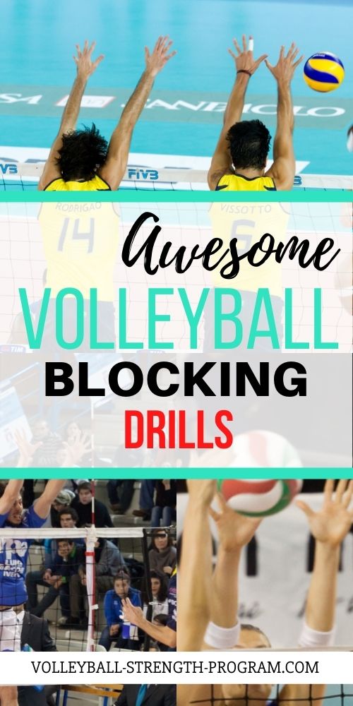 Volleyball blocking drills to help you team be more successful at defending your court. Do these basic blocking drills to improve your team defense and work to funnel the ball to your teammates. Good volleyball defense starts with a good strong block at the net. Learn the footwork for getting into position. Discover volleyball training videos for blocking.